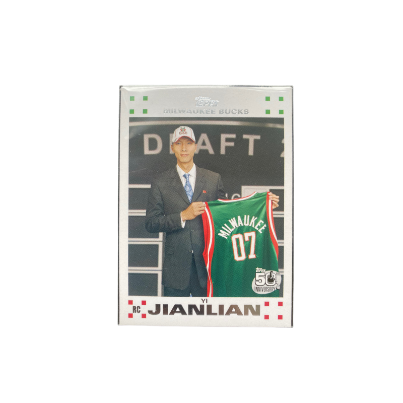 Topps Yi Jianlian Player Card, Rising Stars Card, Draft Setting Player Card, Card Product Pass Sports Cards 1 Pc