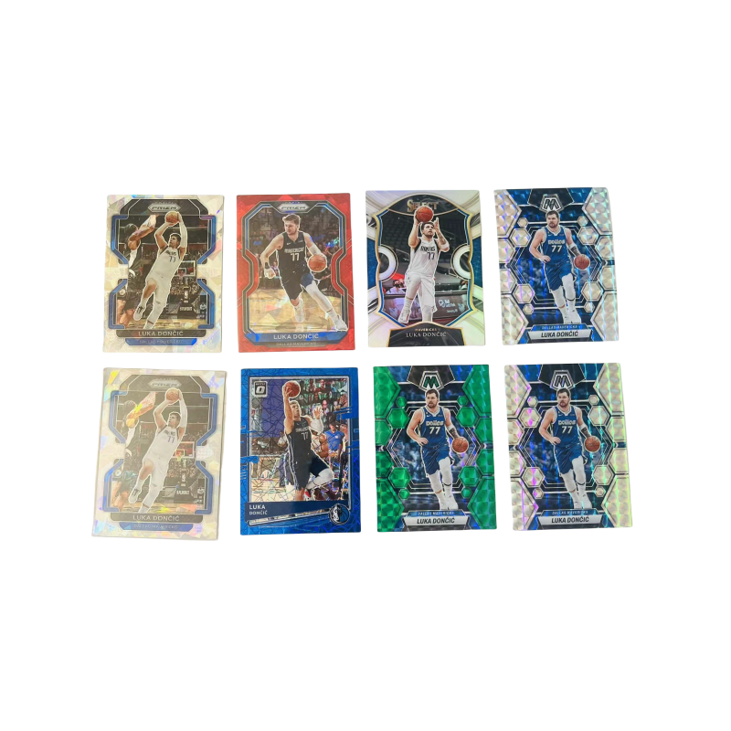 PANINI PANINI Mavericks, Doncic, Refringence 8 Pack Combination, Card Pass through Sports Cards 8 Pcs