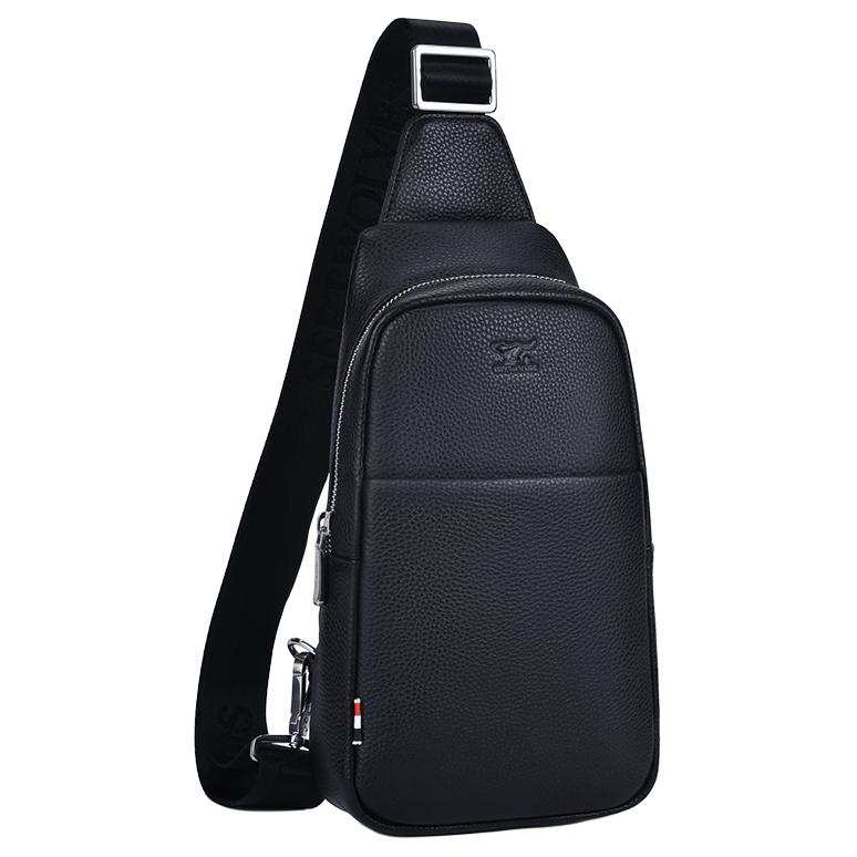 SEPTWOLVES Cow Leather Shoulder Bag, Crossbody Bag, Fanny Pack, Sling Bag Regular Men's