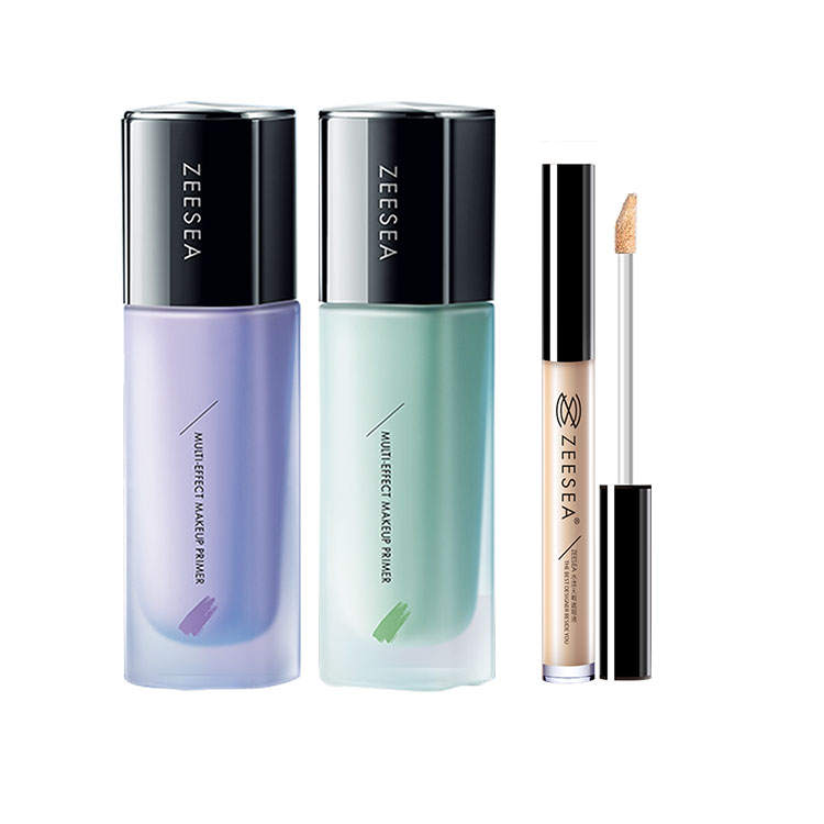 ZEESEA Multi Effect Correcting Primer & Primer Makeup Sets Flawless Poreless Evening Skin Tone