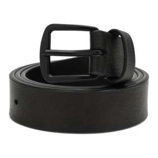 Ann Demeulemeester Solid Color Design Leather, Metal Leather Belts Women's Black Width 2.5CM