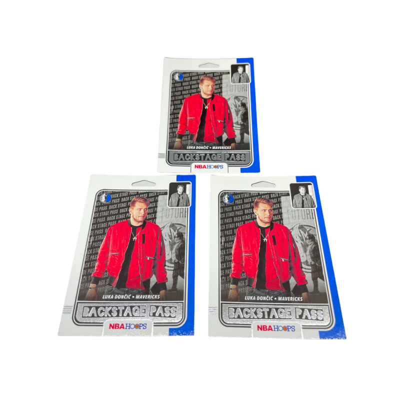 PANINI Doncic 2019 20 Hoops Mavericks, Backstage Pass, Rising Stars, 3 Pcs Pack Of Star Cards, Card Collection Pass