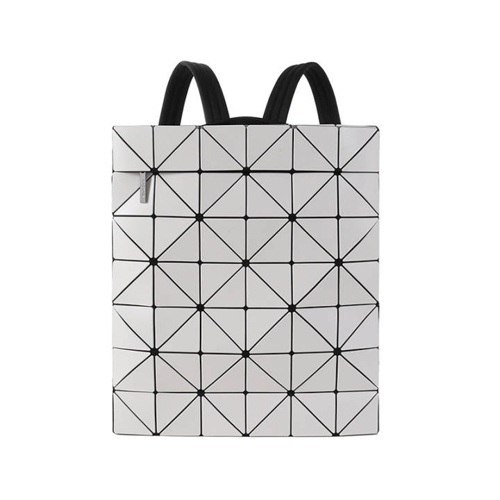 ISSEY MIYAKE ISSEY MIYAKE BLOCKY PVC Backpack Unisex Light Gray