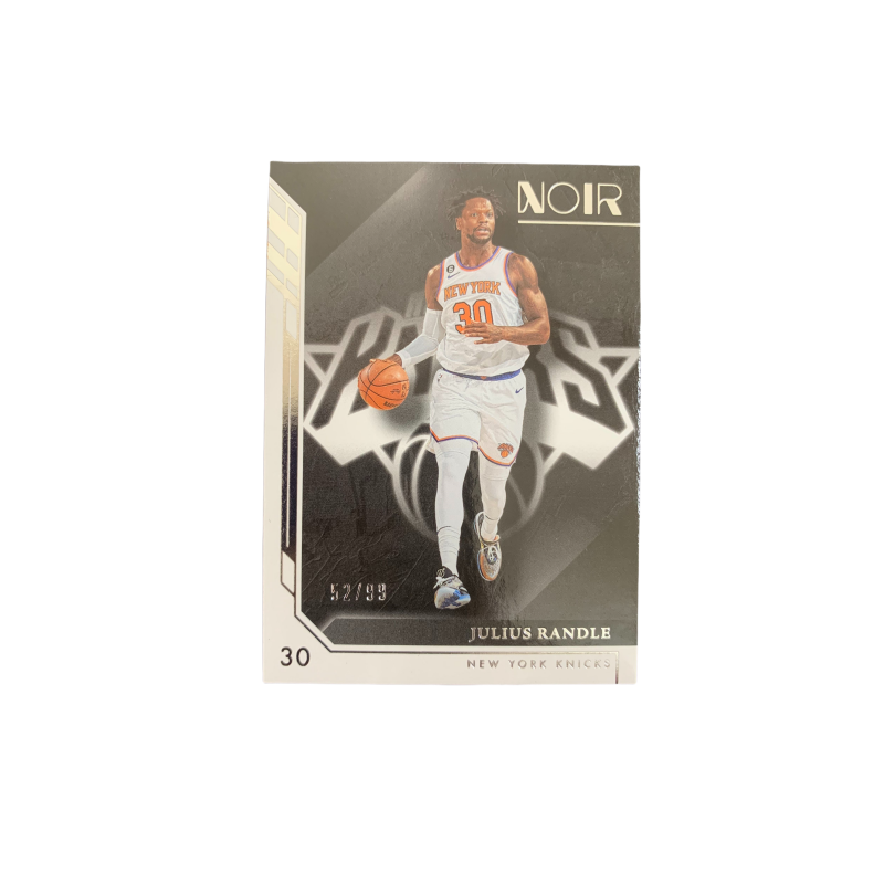 PANINI 2023 Julius Randle, Randle Noir Base 52/99 Parallel Player Card, Card Condition Pass Sports Cards 1 Pc