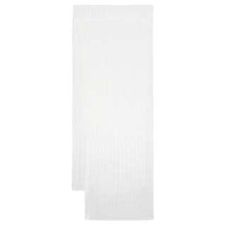 ISSEY MIYAKE Polyester Knit Scarves Unisex White