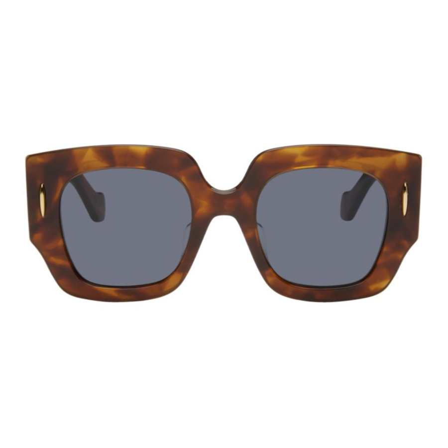LOEWE LOEWE Acetate Square Sunglasses Women's Tortoiseshell