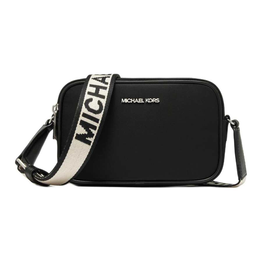 MICHAEL KORS Khai Fabric Shoulder Bag, Crossbody Bag Small Women's Black