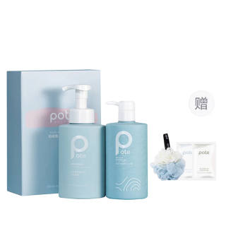 POTE Amino Acids Cleanser Bath Skincare Sets Moisturizing And Hydrating 505ml+500ml