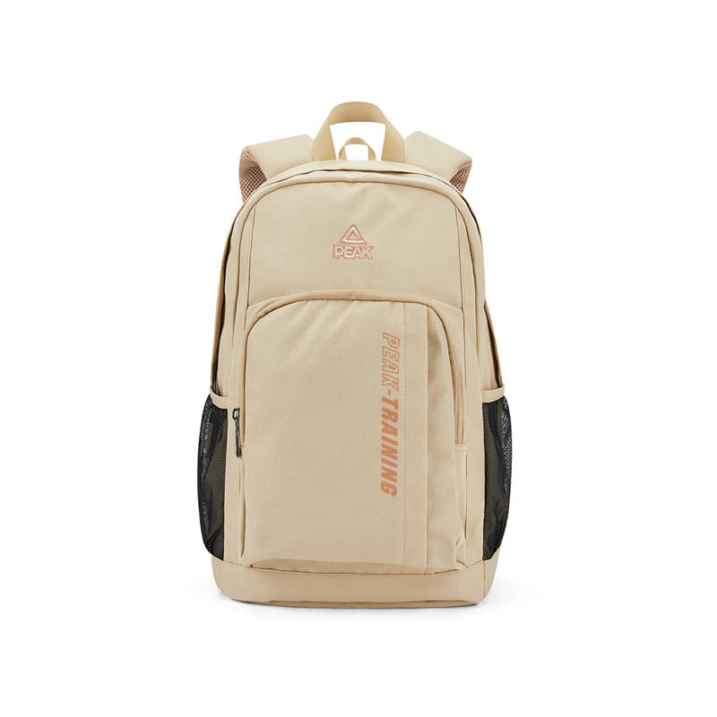 PEAK PEAK Fabric Sports Backpack Medium Unisex Khaki