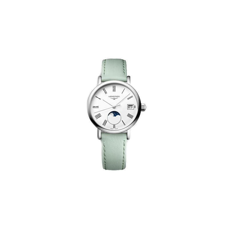 LONGINES Boya Collection Quartz Movement 30m Waterproof Women's Watch 30mm White Dial Stainless Steel Case