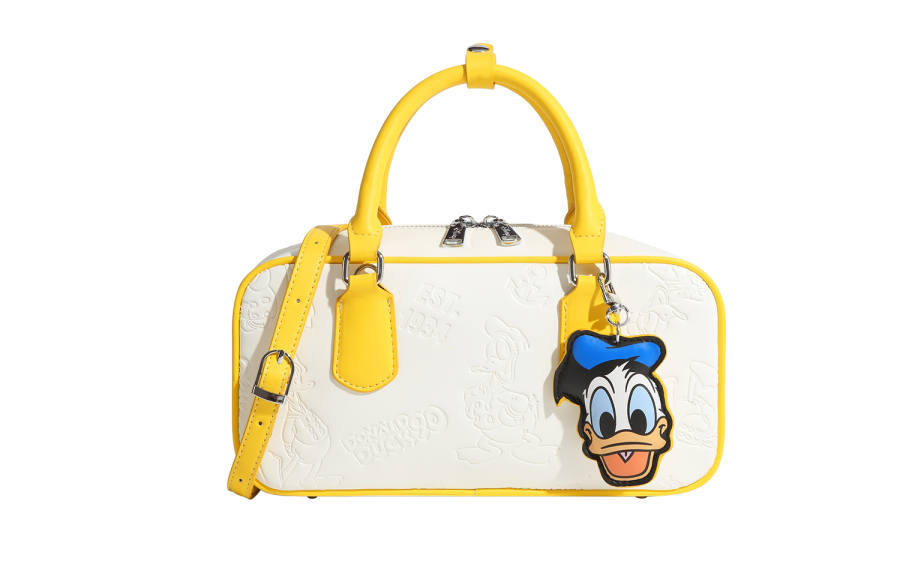 Disney Donald Duck Series Pu Shoulder Bag, Crossbody Bag, Handbag Women's Yellow