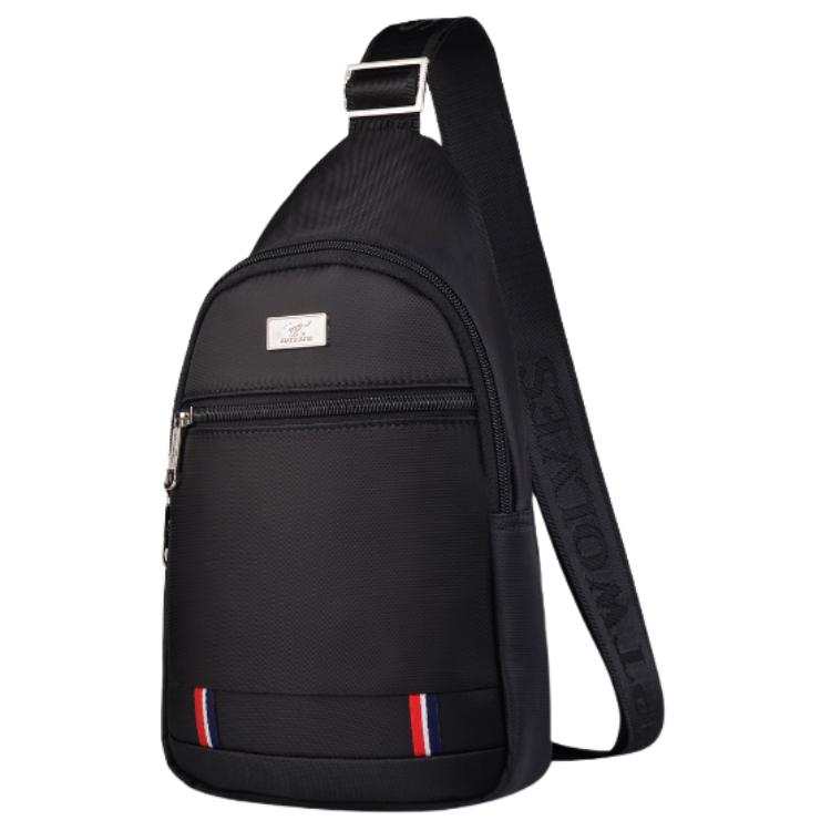 SEPTWOLVES Oxford Shoulder Bag, Crossbody Bag, Sling Bag Small Men's Black
