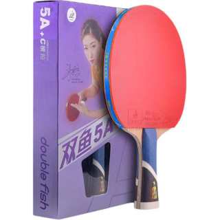 DOUBLE FISH DOUBLEFISH Ping Pong Paddles Unisex Solid Wood, Carbon Fiber