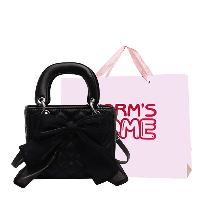 Worm's Home Pu Shoulder Bag, Crossbody Bag, Handbag Regular Women's White/Black/Pink