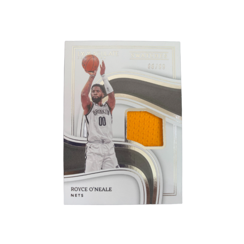 PANINI Royce O'Neale 2022 23 Imm Nets 86/99 Serial, Game Used Jersey, Basketball Card, Card Access Pass Sports Cards