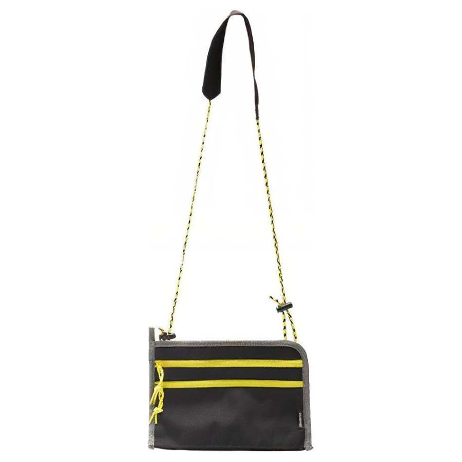 Converse Converse Polyester Shoulder Bag, Crossbody Bag Regular Unisex Black & Yellow