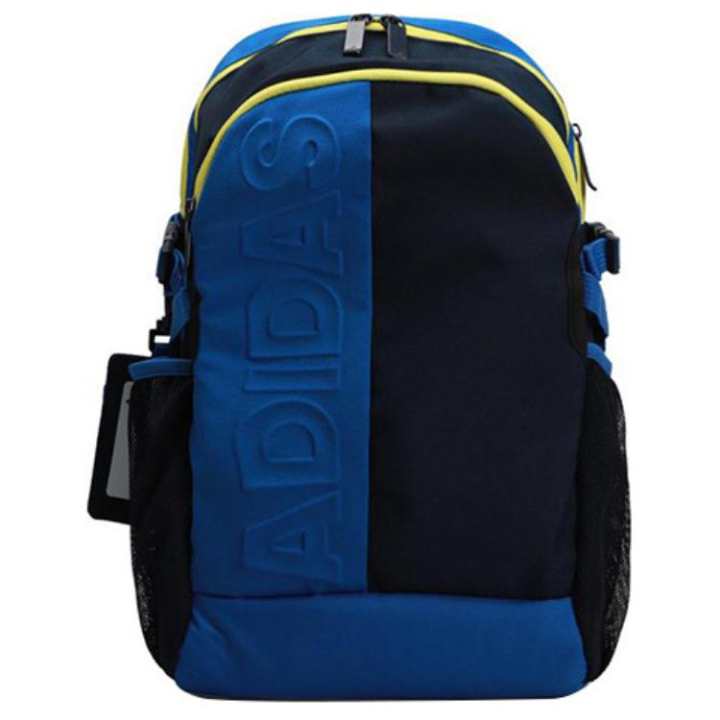 Adidas Adidas Large Capacity Polyester Backpack Regular Men's Blue & Black