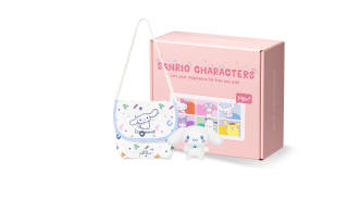 Zgo Sanrio Cinnamoroll Polyester Saddle Bag, Shoulder Bag Small Women's White