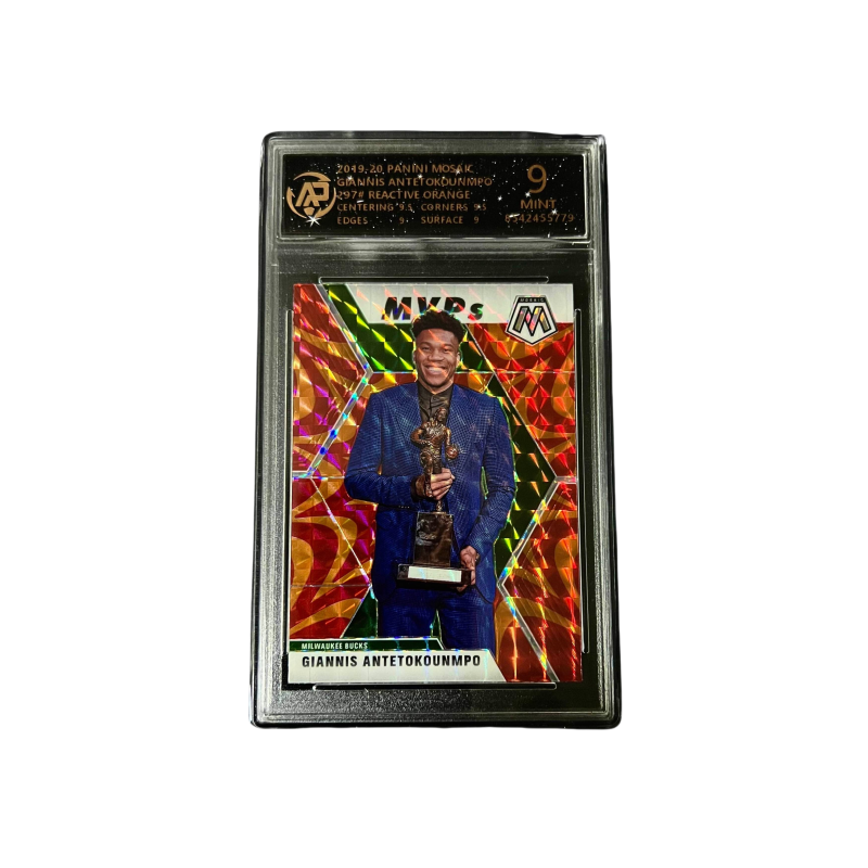 PANINI 2019 20 Mosaic Collection, Total Champion MVP Red Explosion Holographic Card Graded Cards 1 Pc