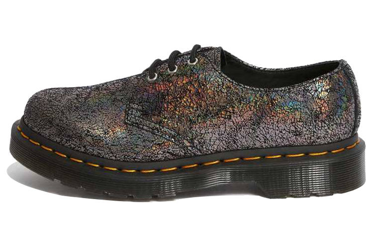 Dr.Martens Dr. Martens 1461 Metallic Jk 'Gunmetal Iridescent Crackle' Women's