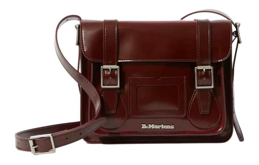 Dr.Martens Polyurethane Shoulder Bag, Crossbody Bag Regular Unisex Cherry Red
