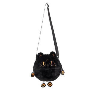 The British Museum Anderson Cat And Her Friends Collection Plush Cell Phone Pouch, Crossbody Bag Small Unisex