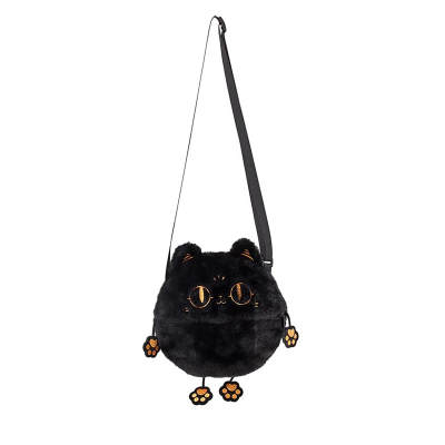 The British Museum Anderson Cat And Her Friends Collection Plush Cell Phone Pouch, Crossbody Bag Small Unisex