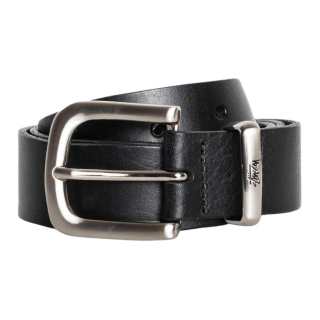 Stussy Leather Belts Unisex Black