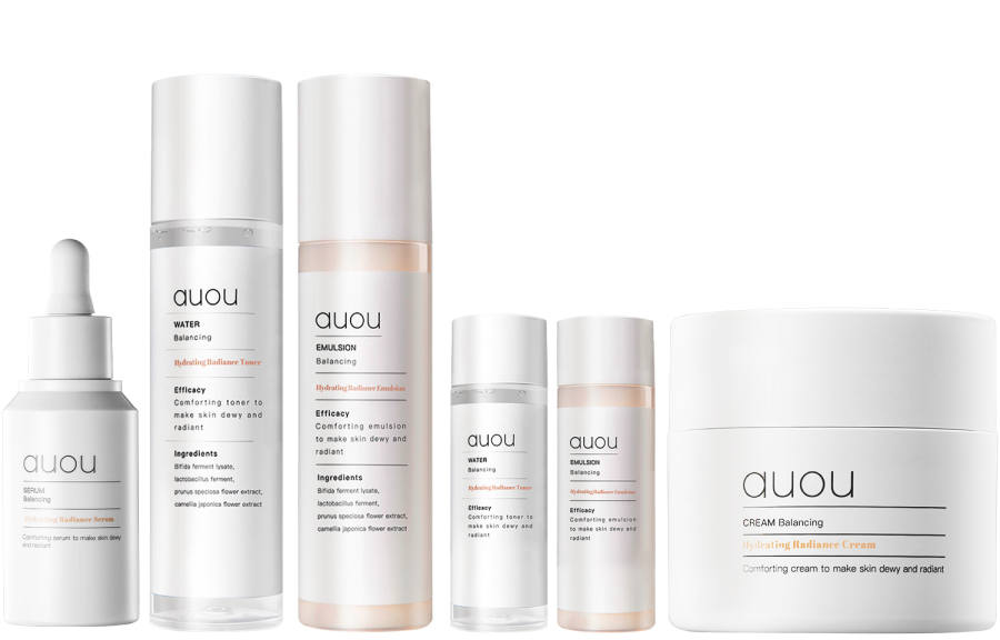 Auou Soothing Moisturizing Premium Skincare Sets Refreshing
