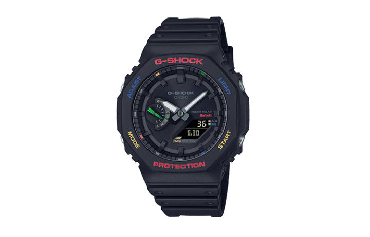 CASIO CASIO / Solar Quartz Movement Resin Strap Watch Men's Watches Black Dial