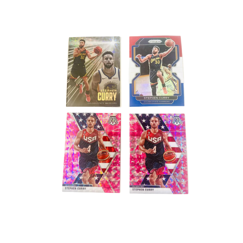 PANINI Curry, Refringence 4 Piece Combination Player Card, Card Product Access Sports Cards 4 Pcs