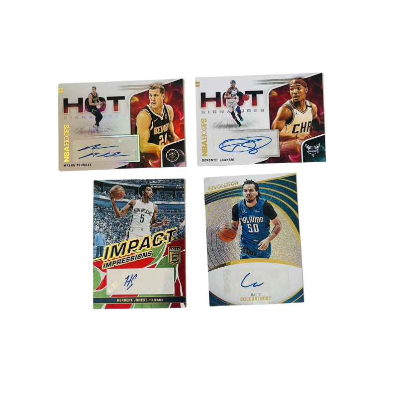 PANINI Plumlee, Graham, Jones, Anthony, Signing, Combo, Star Card, Card Pass Sports Cards 4 Pcs