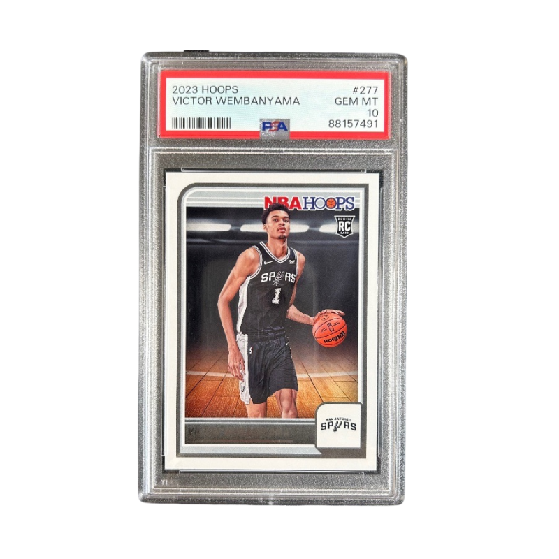 PANINI Wembanyama Player Card, Rising Stars Card PSA10 Grade Graded Cards 1 Pc