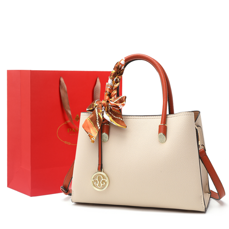 PAYOT Pu Handbag One Shoulder Crossbody Medium Women's Ecru
