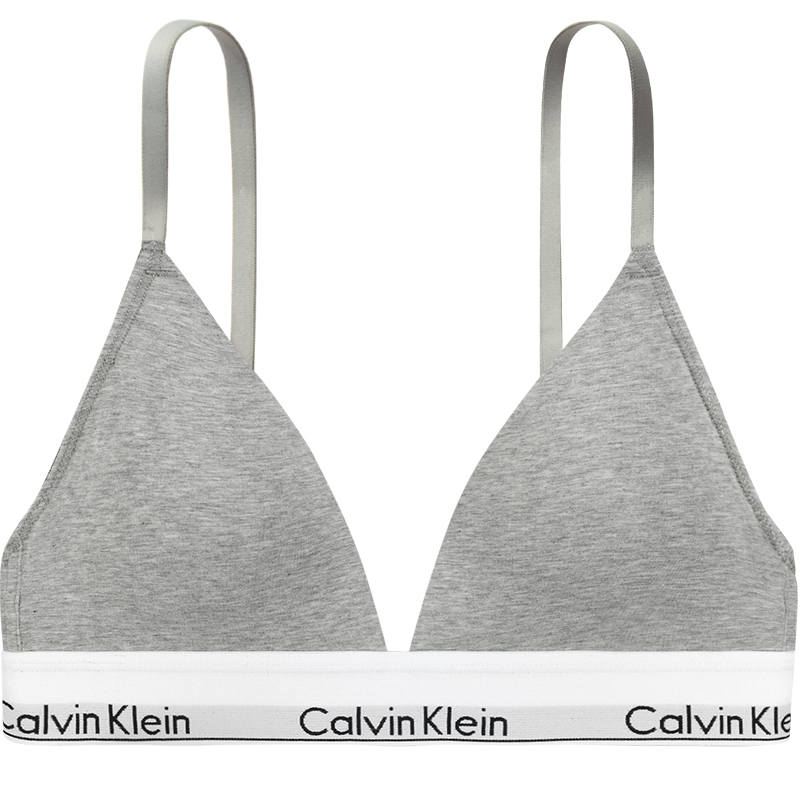 CALVIN KLEIN Bra Women's Coconut Gray