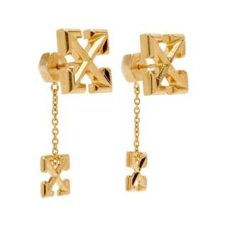 OFF-WHITE OFF WHITE Brass Earrings Women's Gold