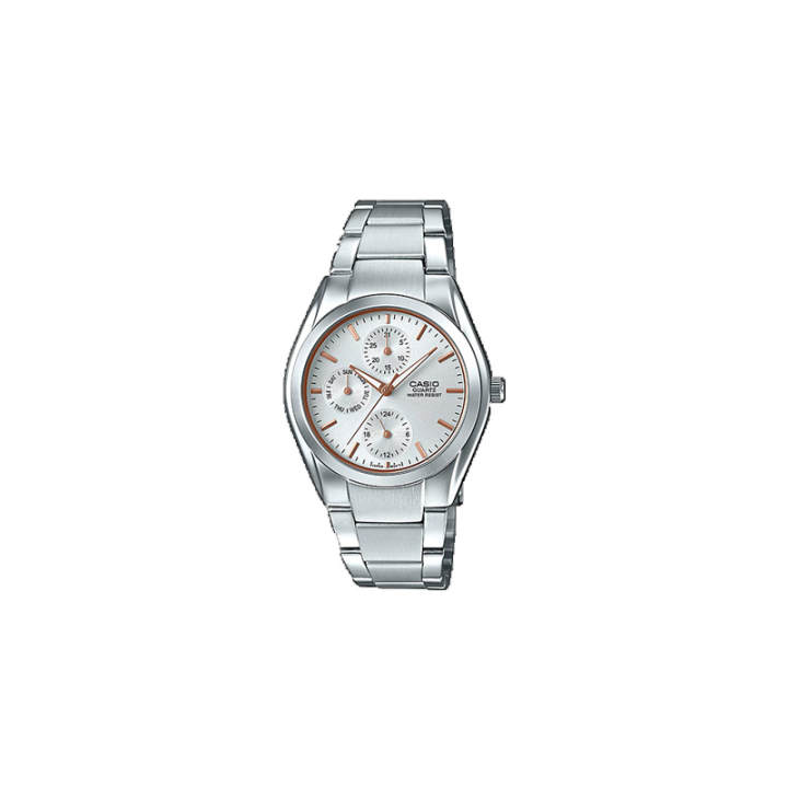 CASIO CASIO Men Standard Series 45.7mm White Watch MTP-1405D-7ADF