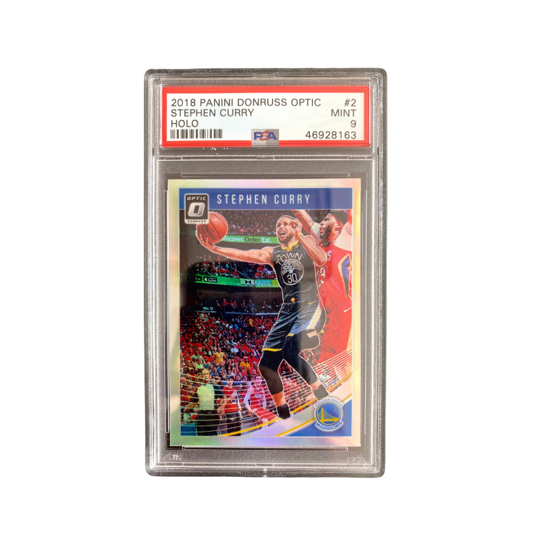 PANINI PANINI Stephen Curry Star Card PSA9 Silver Holographic Card Graded Cards 1 Pc