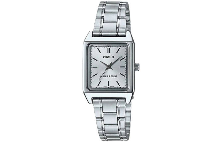 CASIO CASIO STANDARD Quartz Movement Stainless Steel Strap Watch Women's Watch Silver Dial