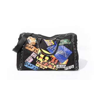 MASTER CANVAS Polyester Handbag, Crossbody Bag, Travel Bag Large Unisex Black