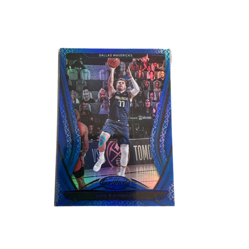 PANINI Doncic 20 21 Mavericks Certified Blue Fold, Special Edition Player Card, Card Condition Pass Sports Cards 1 Pc