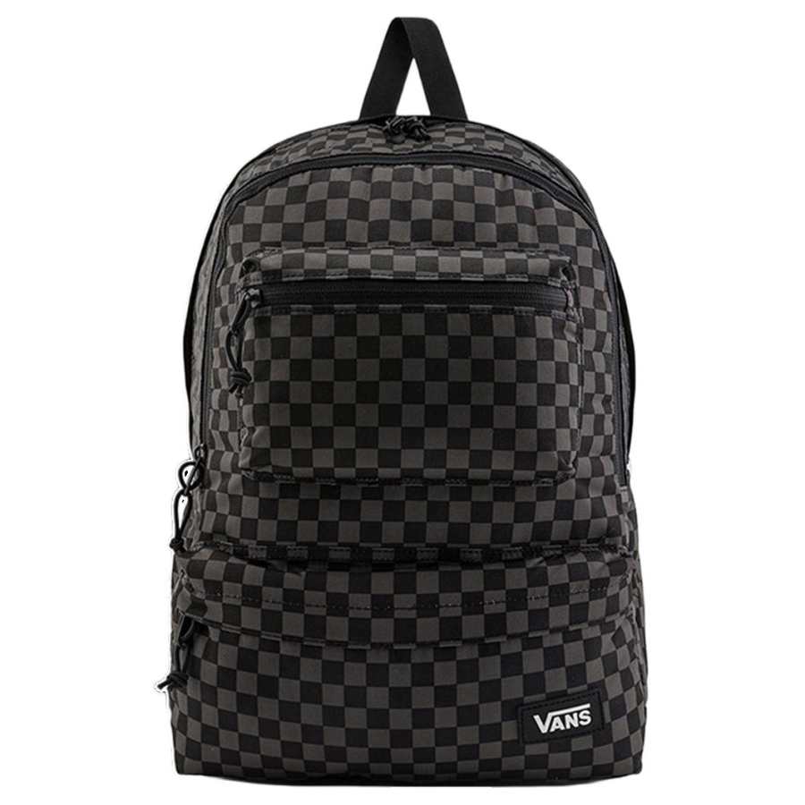 Vans Vans Polyester Backpack Regular Women's Black Checkerboard