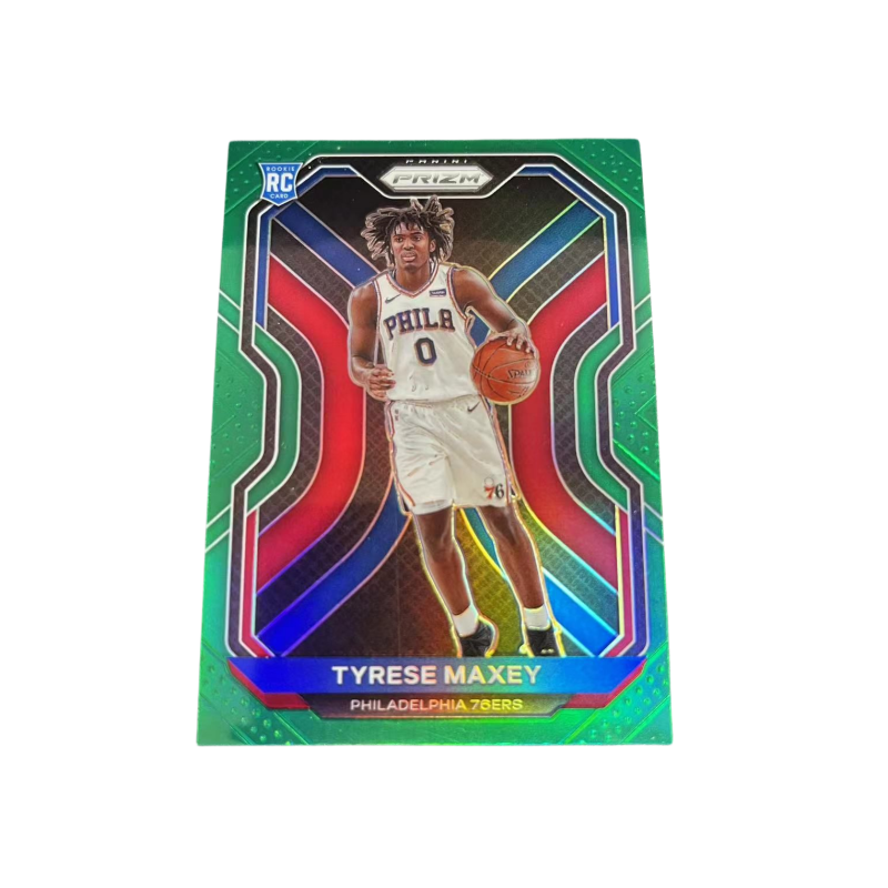 PANINI Maxey 19 20 76 Persons Prizm Rising Stars, Green Fold, Player Card, Card Product Access Sports Cards 1 Pc