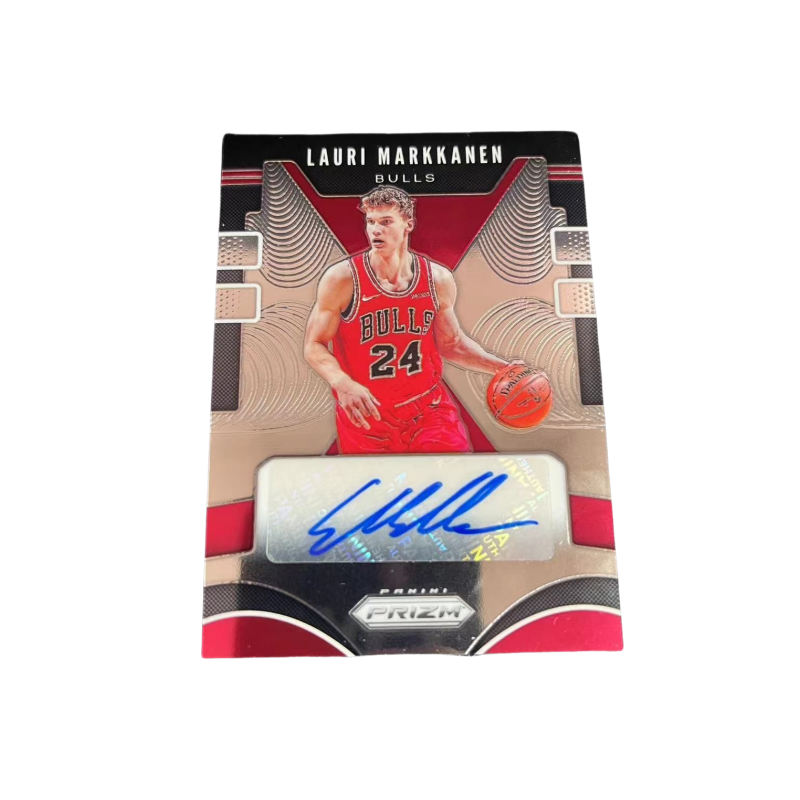 PANINI Lauri Markkanen 19 20 Bulls Prizm Signature, Basketball Card, Card Access Pass Sports Cards 1 Pc