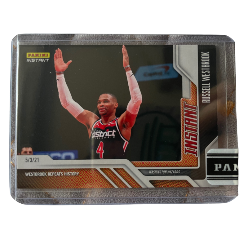 PANINI Russell Westbrook Instant 88 Edition, Original Pack, Star Card, Card Quality Guaranteed Sports Cards 1 Pc