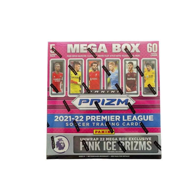PANINI 2021 22 Prizm EPL Premier League PZ MEGA Shredding Ice Edition, Box Sports Cards Full Box