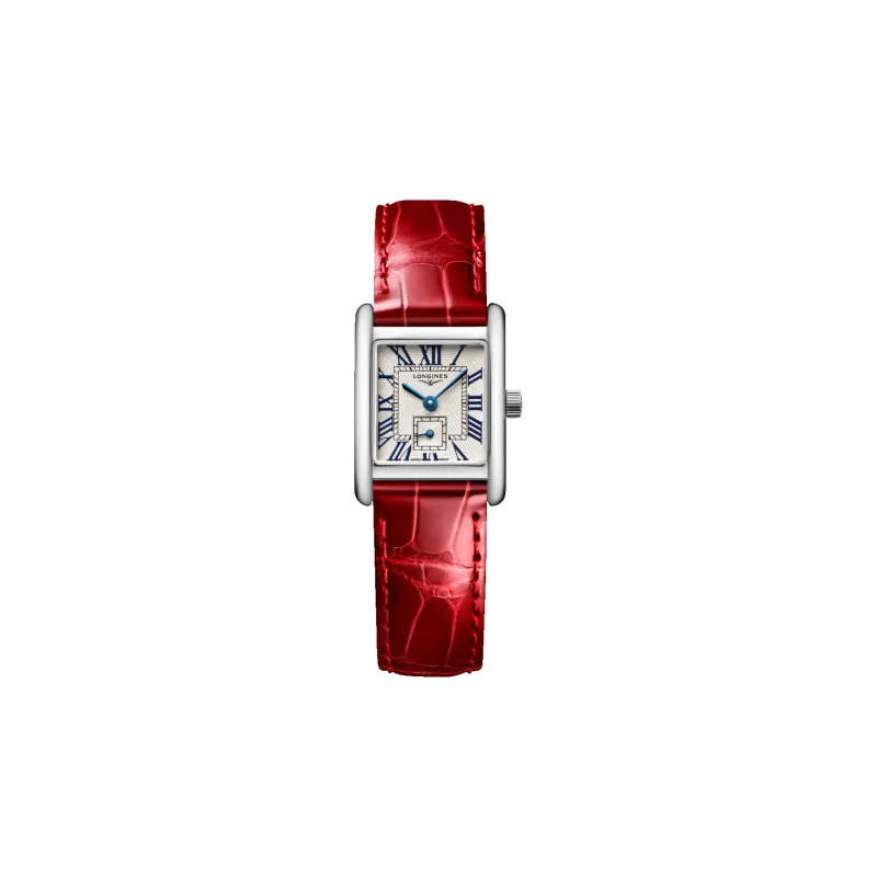 LONGINES Mini Dailuowei Collection Quartz Movement Women's Watch 21.5*29mm White Dial Stainless Steel Case