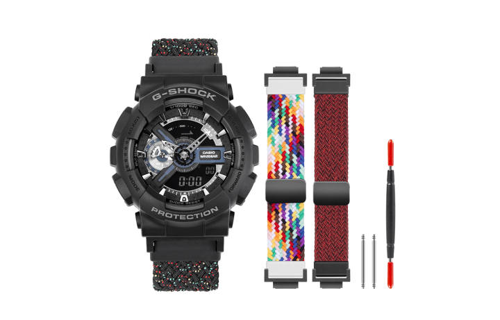 CASIO CASIO Unisex Liquid Crystal/Analog Dual Display Series 51.2mm Black Watch