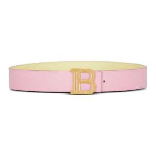 BALMAIN B Belt Reversible Leather Belt
