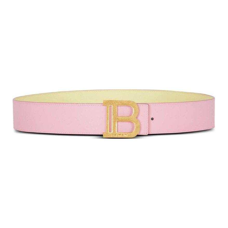 BALMAIN B Belt Reversible Leather Belt